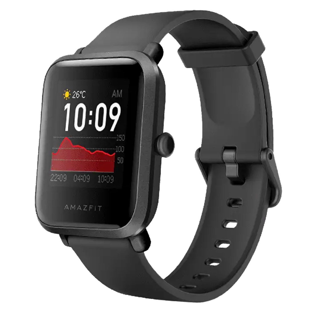 Amazfit Bip S Smart Watch W1821OV1N (31g Lightweight, Built-in GPS) - Carbon Black