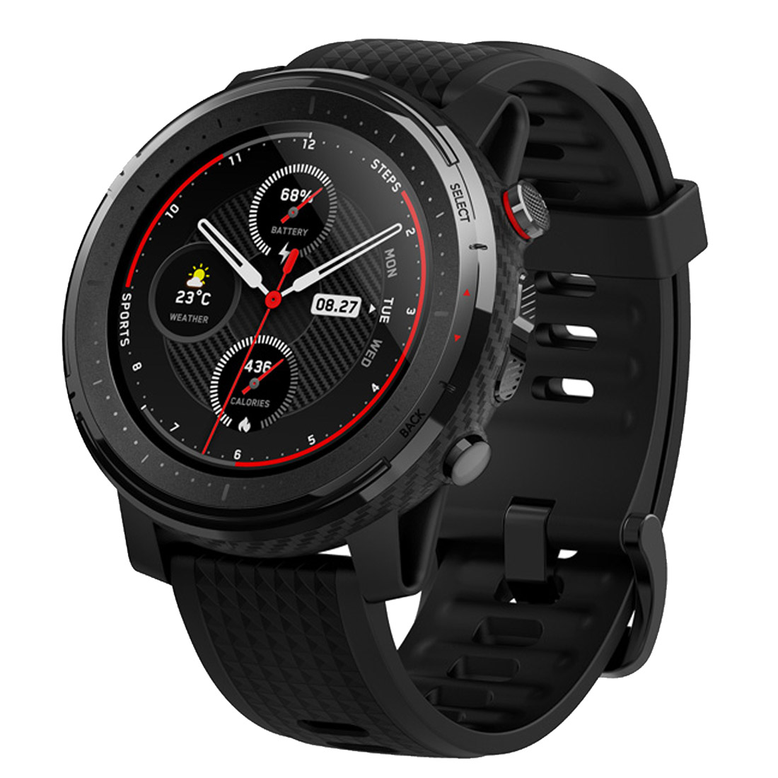 Amazfit Stratos 3 Smart Watch - Black