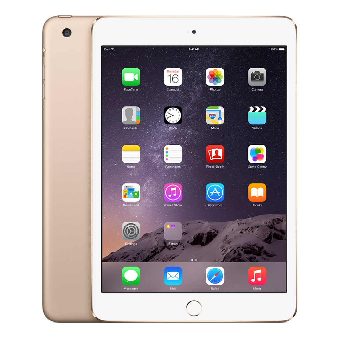 Apple iPad Mini 3 WiFi Cellular 16GB Gold [Refurbished] - Excellent