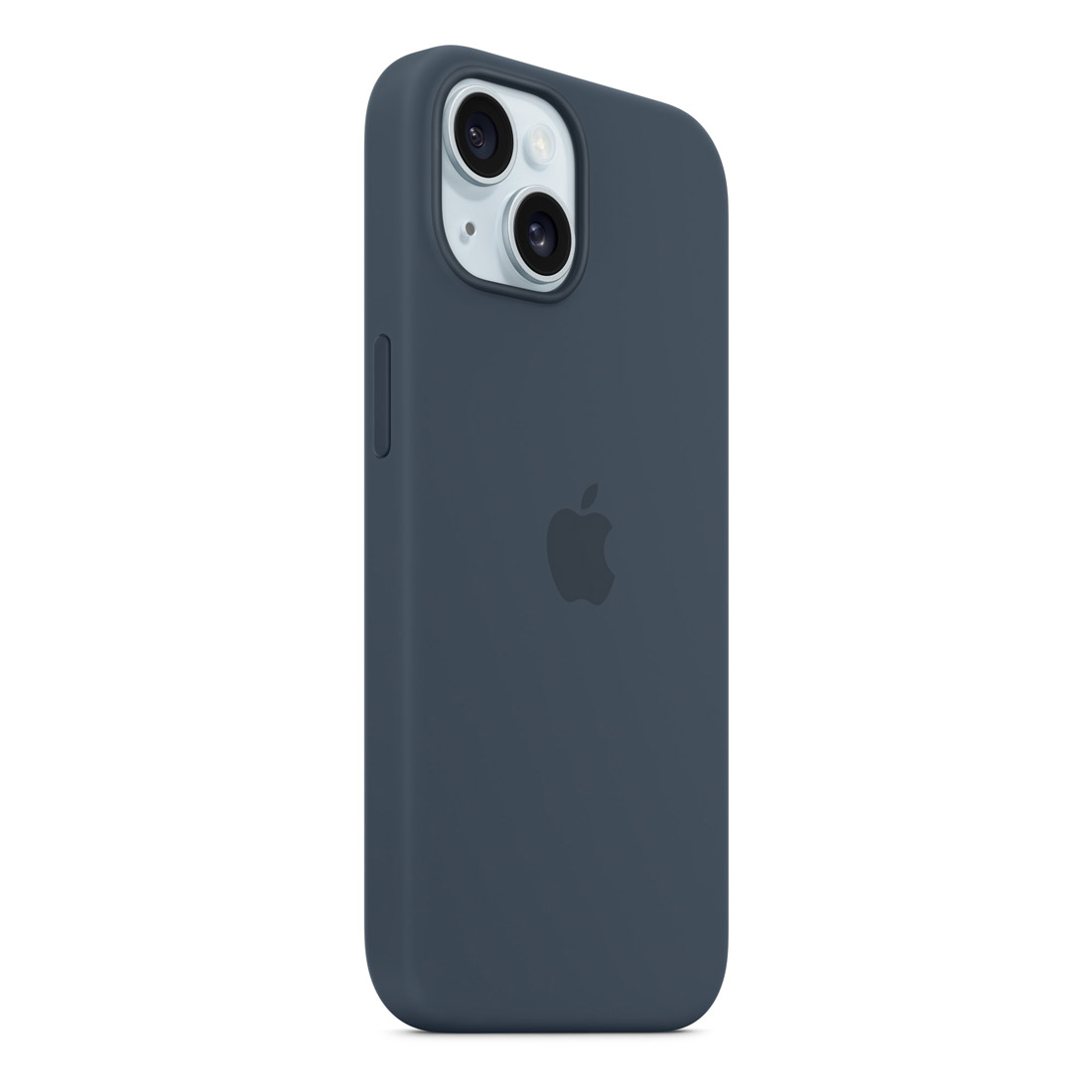 Apple iPhone 15 Silicone Case with MagSafe MXPF3FE/A - Storm Blue