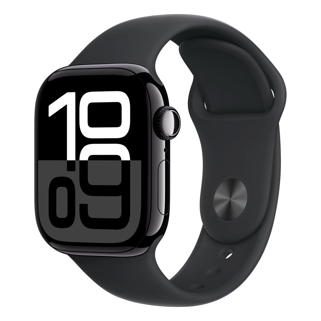 Apple Watch Series 10 GPS 42mm Jet Black Aluminium Case W/ Black Sport Band (S/M)