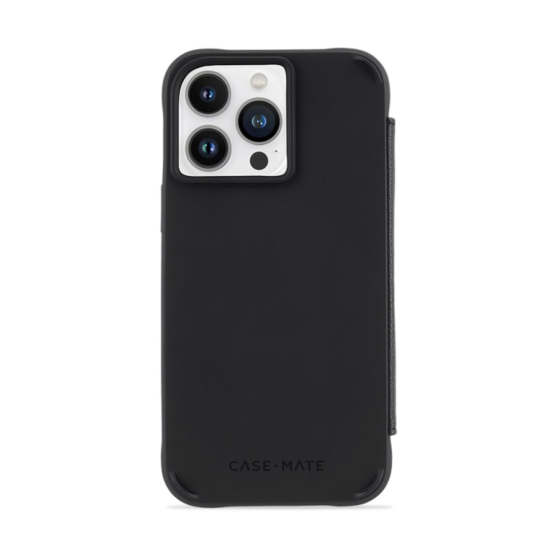 Case-Mate iPhone 14 Pro Max Leather Wallet Folio Magsafe Case CM049302 - Black
