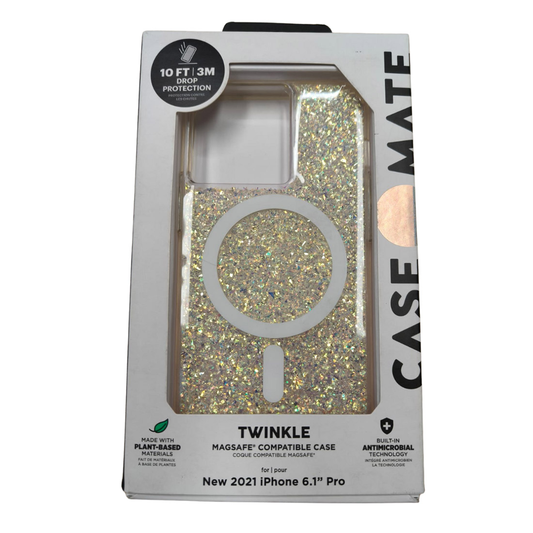 Case-Mate Twinkle Stardust MagSafe Case iPhone 13 Pro 6.1'' - Stardust