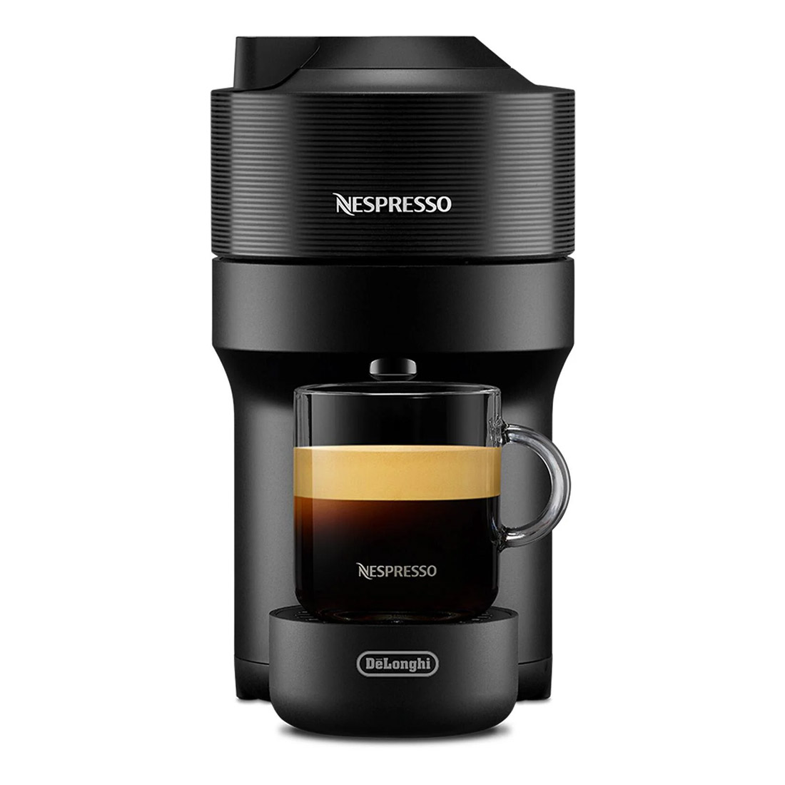 DeLonghi Vertuo Pop Nespresso Solo Capsule Coffee Machine ENV90B - Black