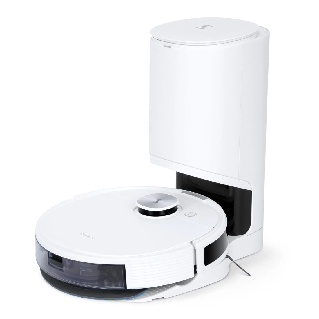 ECOVACS DEEBOT N10+ Plus Robot Vacuum Cleaner and Mop White [Refurbished] - Working