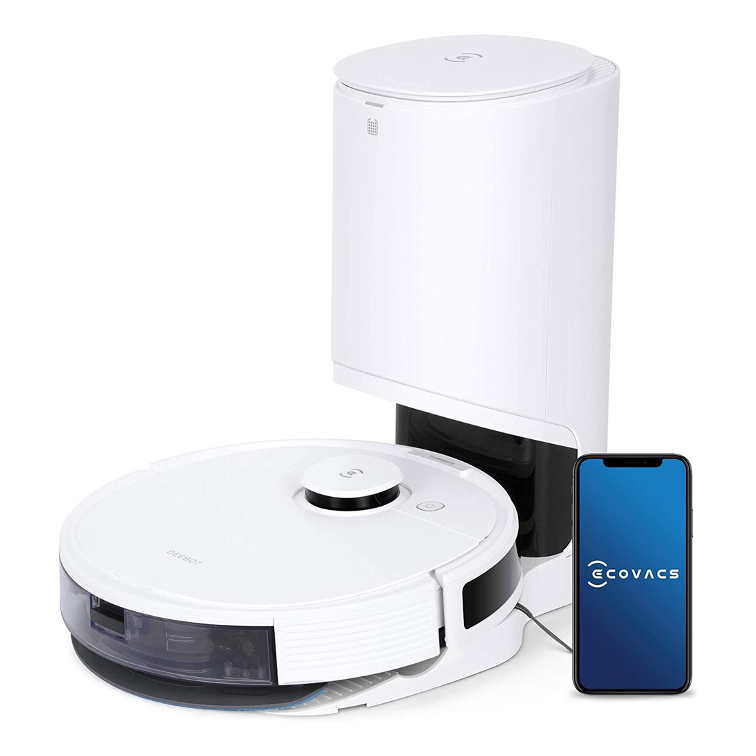 ECOVACS Deebot N8+ Plus 3-in-1 Robot Vacuum Cleaner White [Refurbished] - Excellent