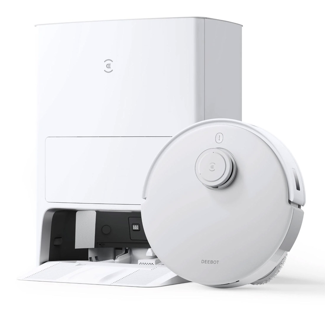 ECOVACS DEEBOT T20 OMNI Floor Cleaning Robot Vacuum White [Refurbished] - Working