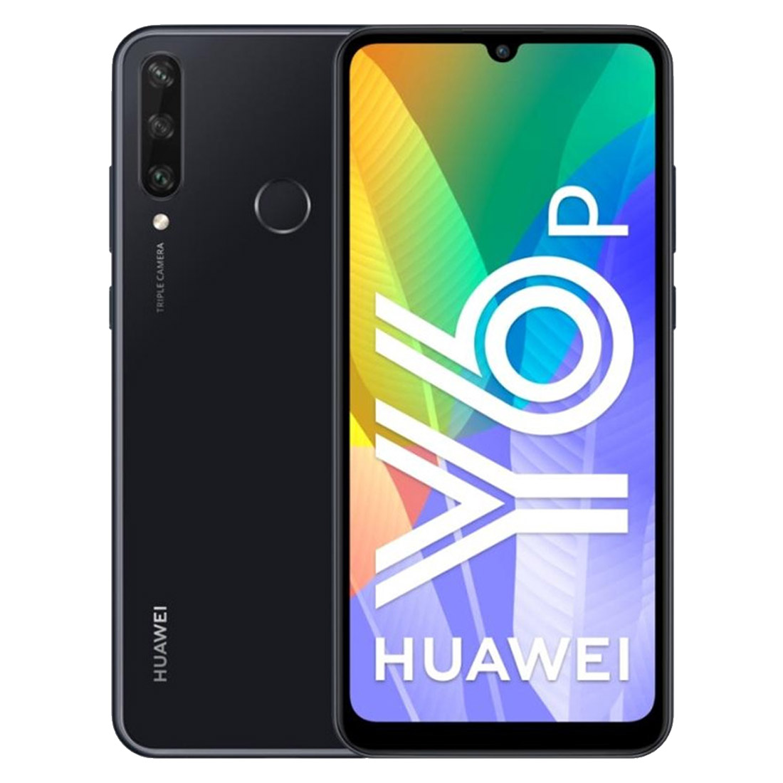 Huawei Y6P (HMS, Dual Sim 4G, 6.3", 64GB/3GB) - Midnight Black