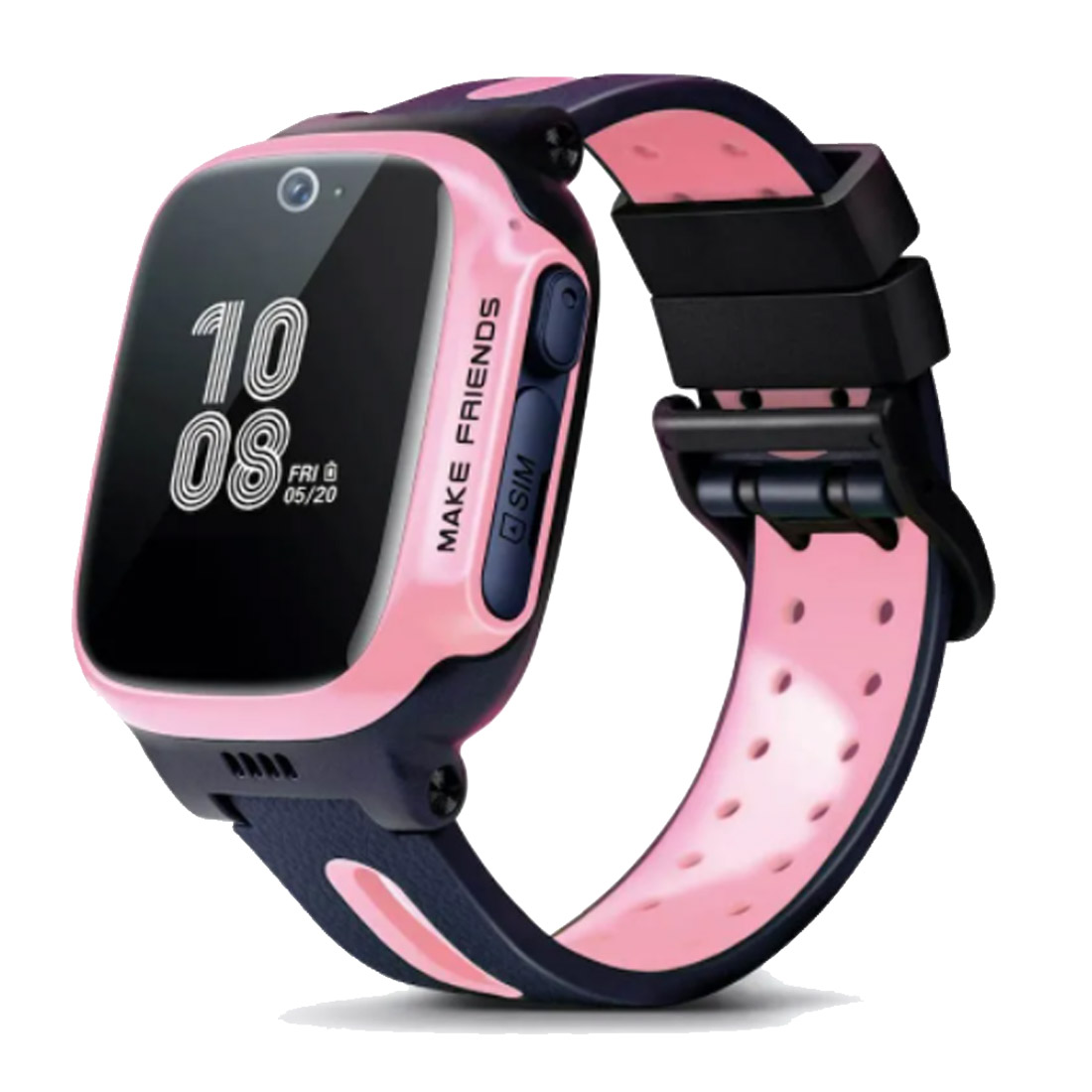 imoo Z2 Kids Waterproof Watch Phone 4G with Video & Call - Merah Muda