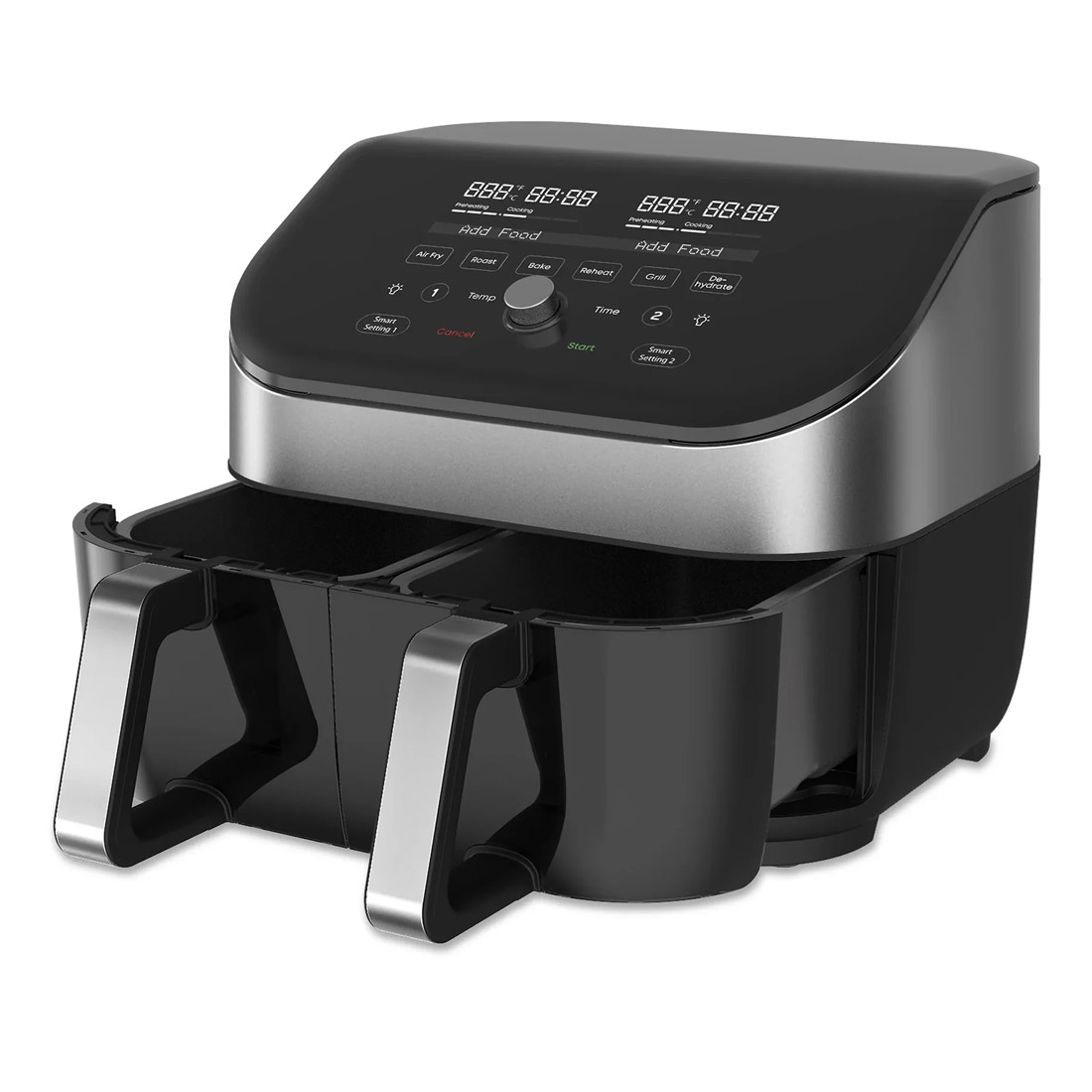 Instant Pot Vortex Plus Clear Cook Dual Air Fryer 8L - Black