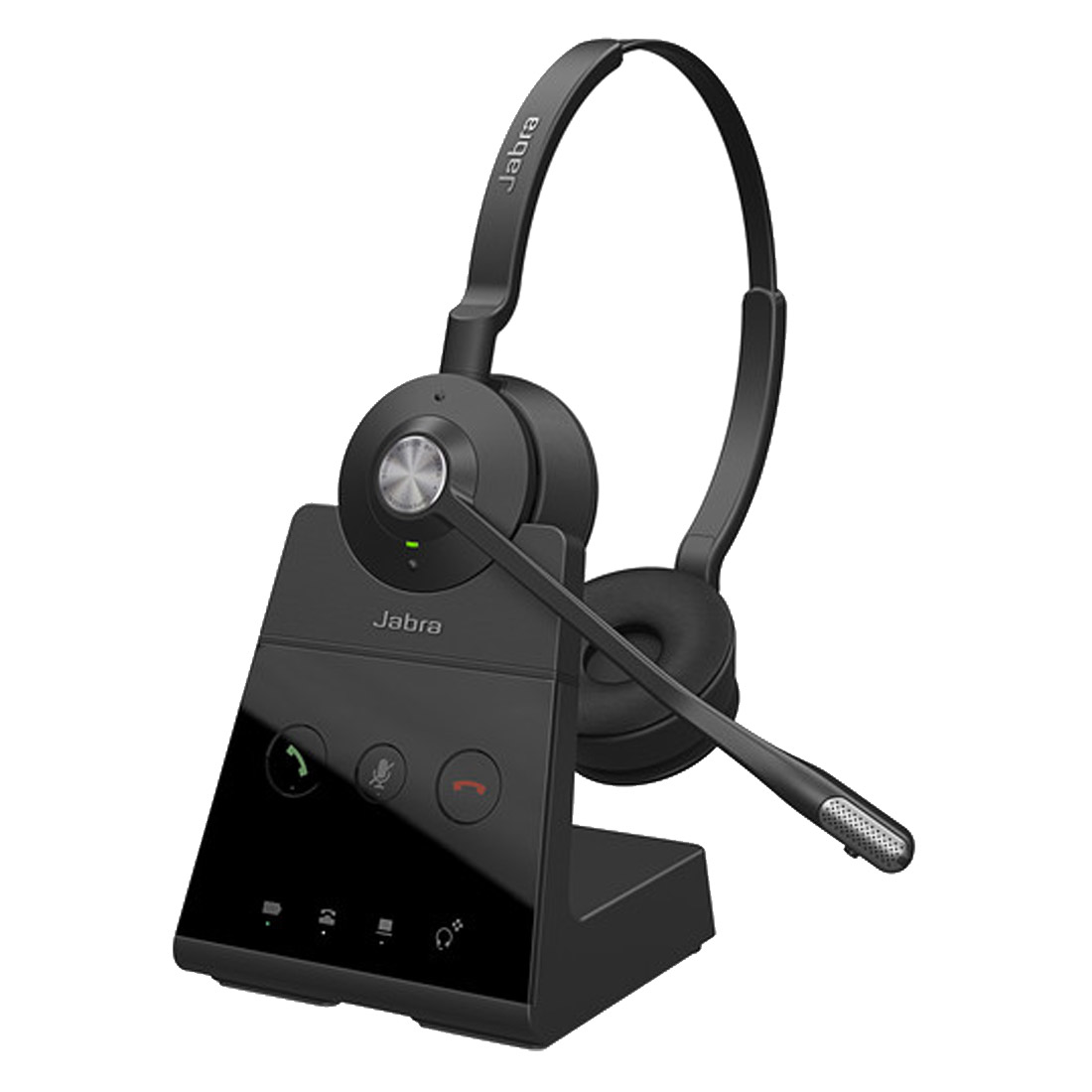 Jabra Engage 65 Stereo Wireless DECT On-Ear Headset - Black