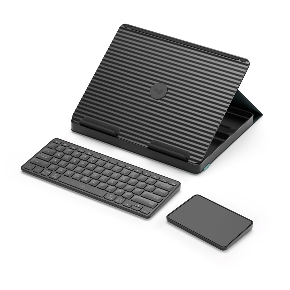 Logitech Casa Pop-Up Desk w/ Keyboard & Touchpad 920-011283 - Classic Chic