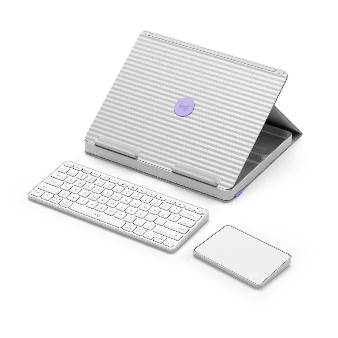 Logitech Casa Pop-Up Desk w/ Keyboard & Touchpad 920-011285 - Nordic Calm