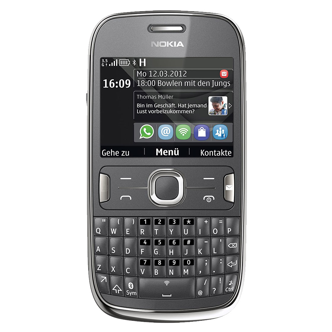 [Brand New Sealed in box, Vintage Stock, 2G only] Nokia Asha 302 (Optus Locked) - Dark Grey