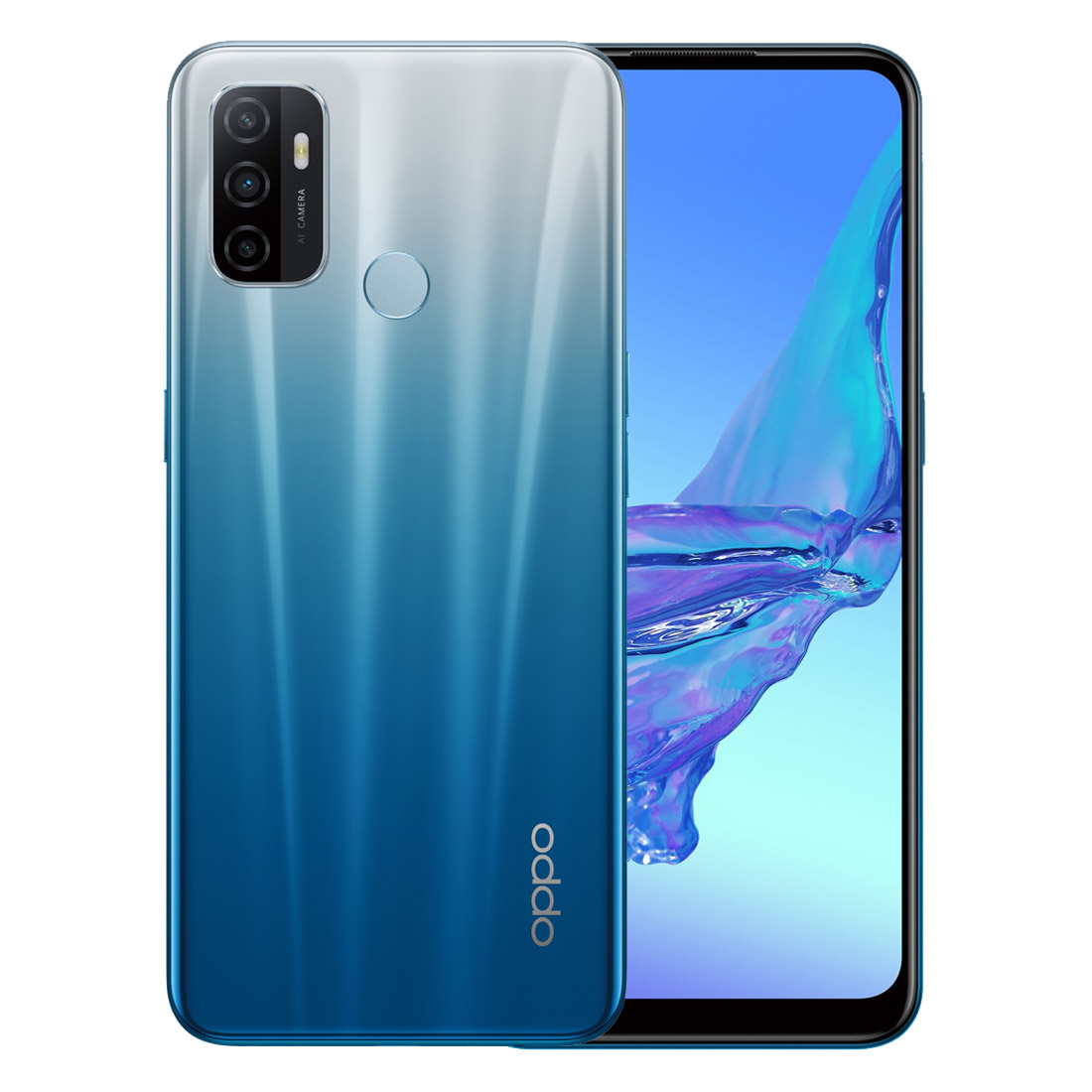 OPPO A53s (6.5'', 128GB/4GB, Locked to Optus) - Fancy Blue