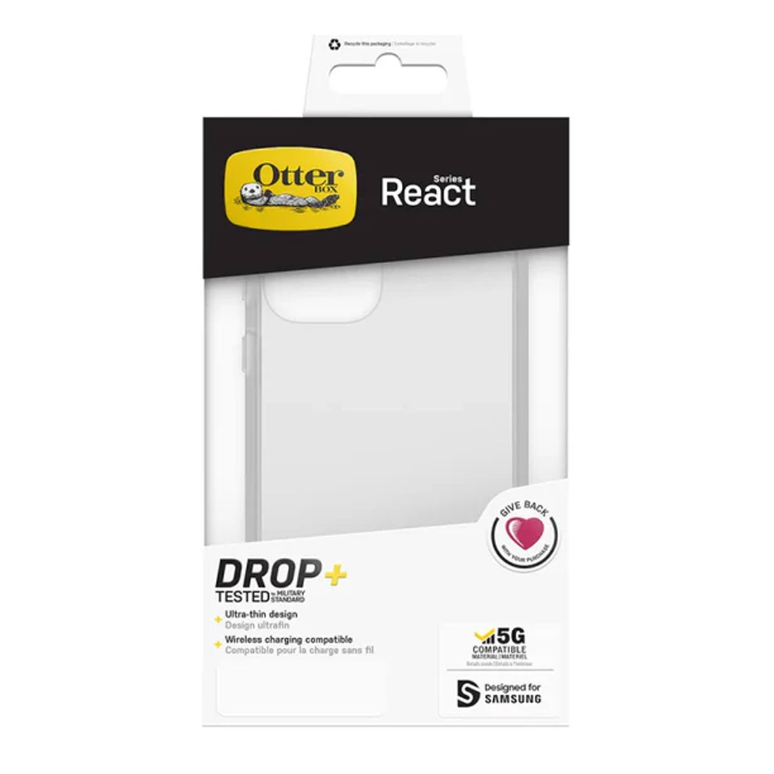 OtterBox React Case & Glass Bundle for Samsung Galaxy A33