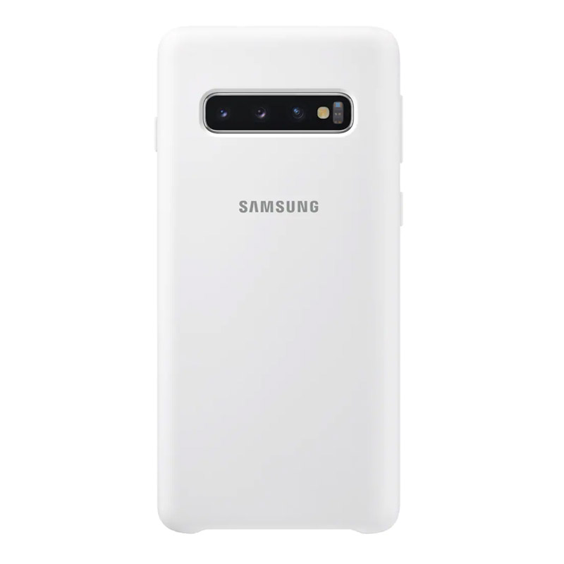 Samsung Galaxy S10 Silicone Cover - White