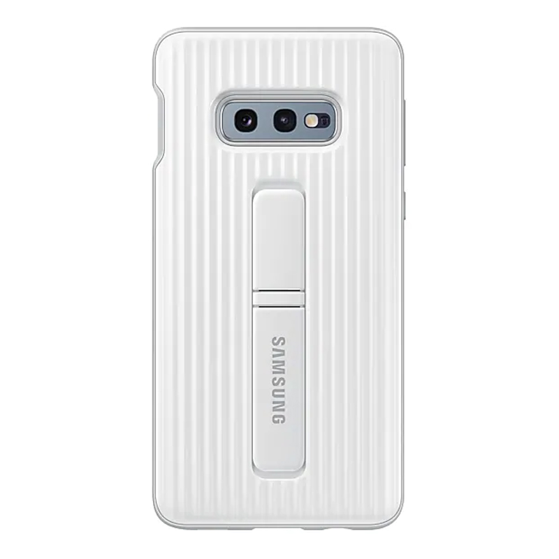 Samsung Galaxy S10e Protective Standing Cover - White