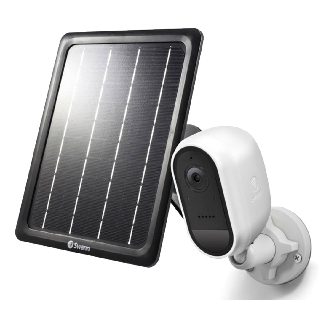 Swann Outdoor Solar Panel with Wire-Free Outdoor Security Camera SWIFI-CAMWSOLSTD-GL