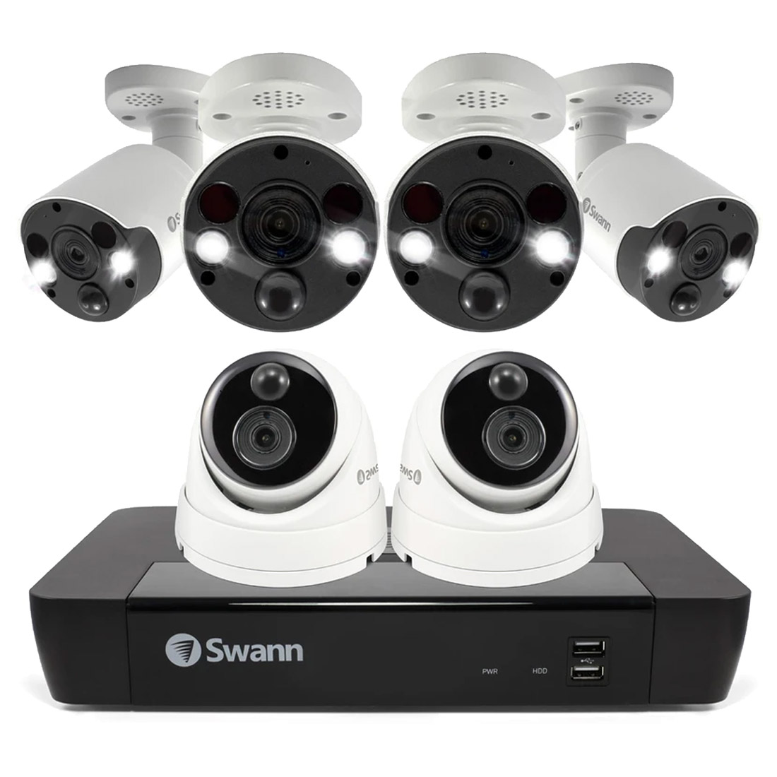 Swann 8 Channel 6 Camera 4k Ultra HD 2TB NVR Security System SWNVK-886802D4FB-AU
