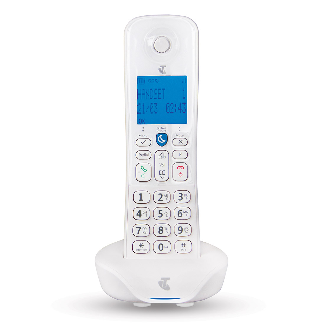 Telstra Easy Control Cordless Additional Handset TEC-C White [Refurbished] - Excellent