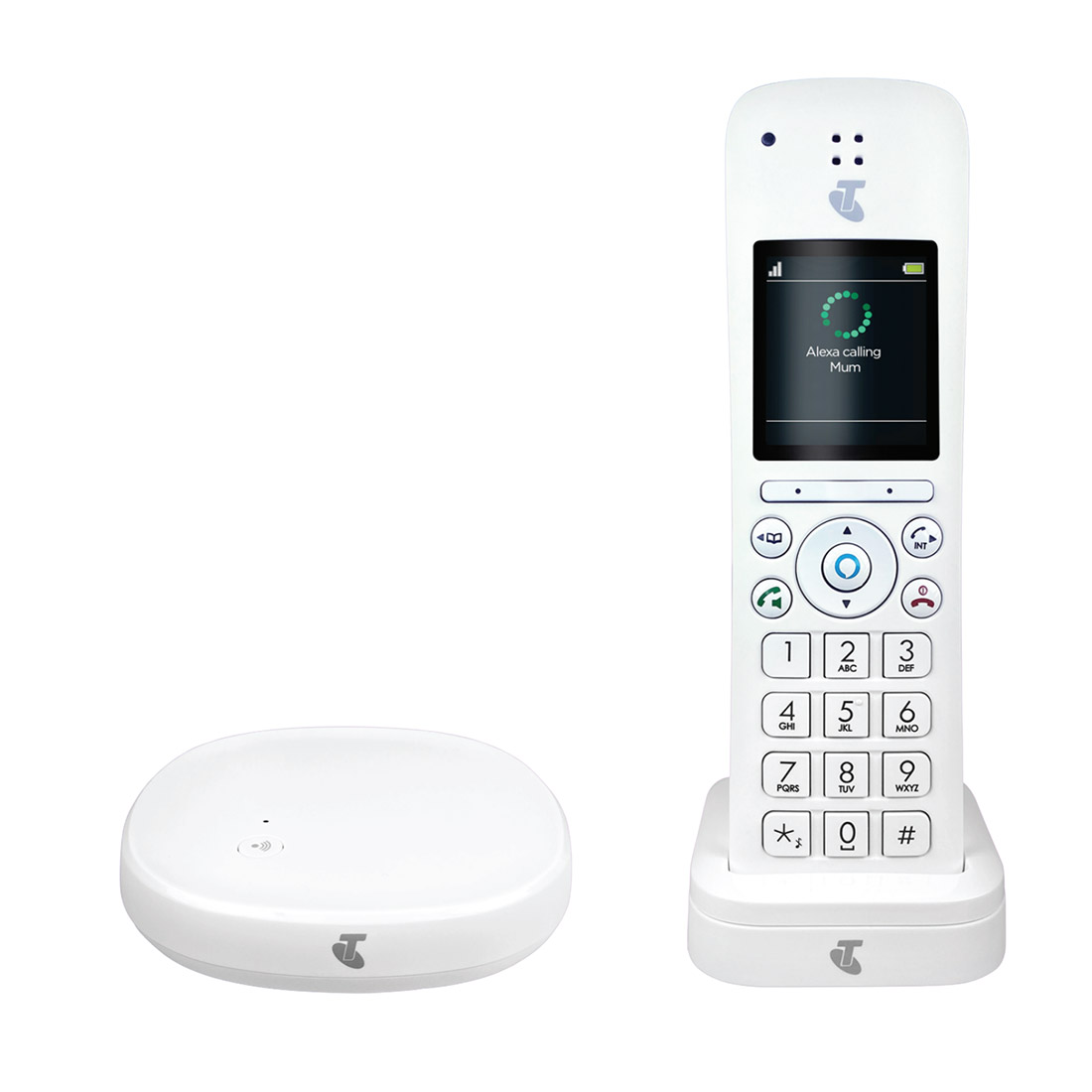 Telstra Voice Control Cordless Handset TVC-C White [Refurbished] - Excellent
