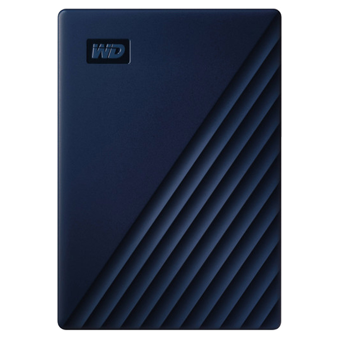 WD My Passport 4TB Portable Hard Drive USB-C 3.0 for Mac WDBA2F0040BBL-WESN - Midnight Blue