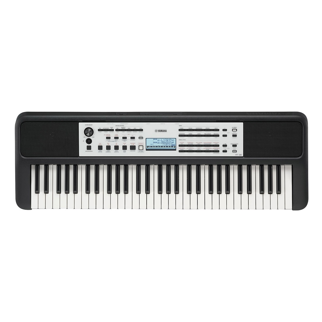 Yamaha YPT-380 Portable Keyboard - Black